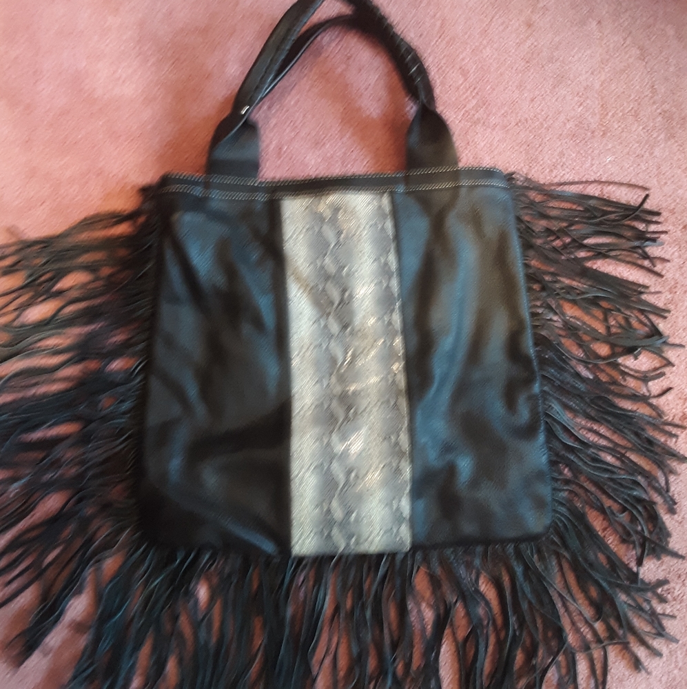 Leather Fringe bag